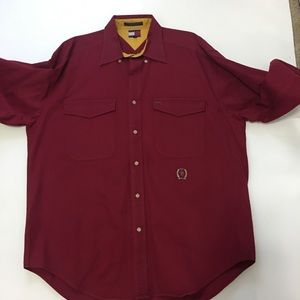 Tommy Hilfiger 90s Large Long Sleeves flag red